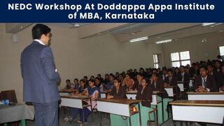 NEDC Workshop At Doddappa Appa Institute of MBA, Karnataka